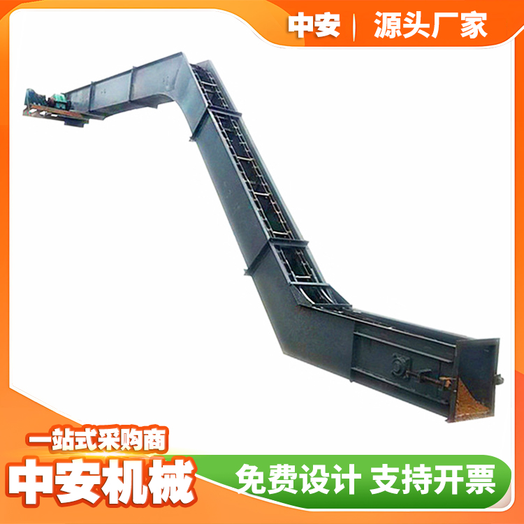 中安垂直刮板输送机密封性好来图来样定制建筑领域