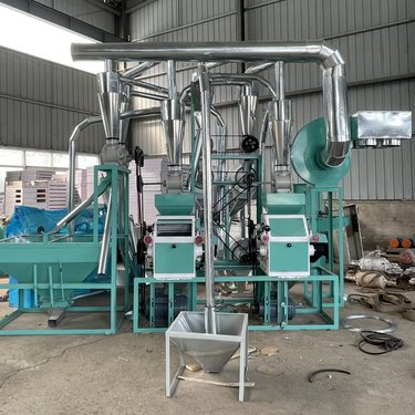 双机组一次净全自动小麦磨粉机 孟南面粉机械 性能稳定 五谷杂粮