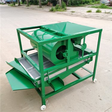 电动粮食筛选机 小麦种子精选机 直线除杂振动筛