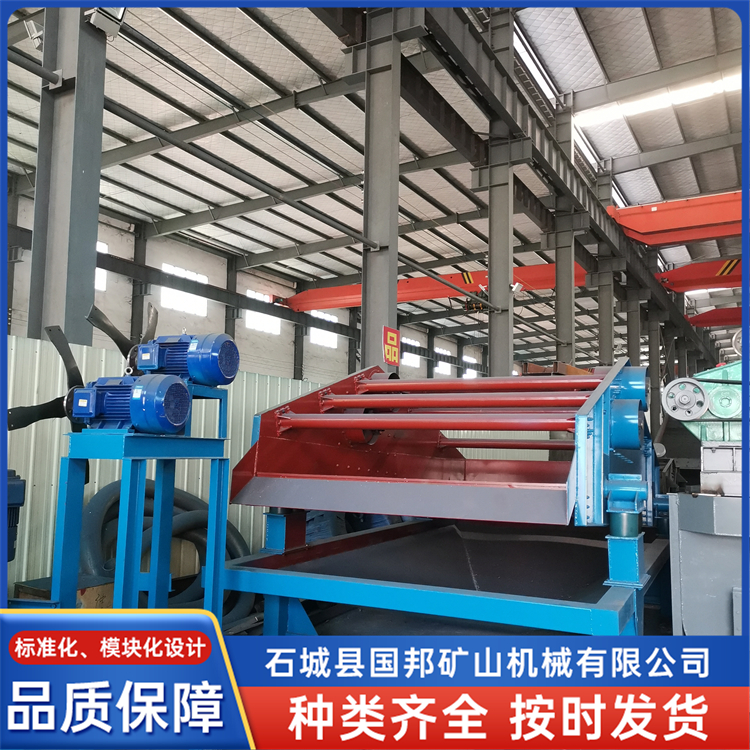 TSS-1230高频脱水筛 洗砂干排直线振动筛脱泥设备震动筛 国邦