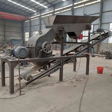 供应PC系列移动式锤破 小型锤式打砂机 小锤破玻璃瓶破碎机