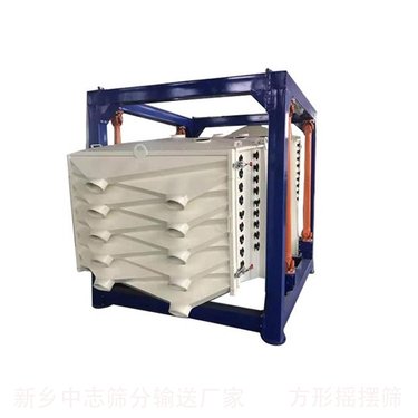 石英砂方形摇摆筛振动筛沙机往复式摆动筛大产量筛分机