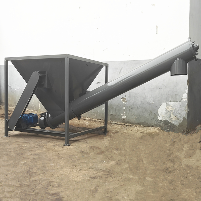 稻谷颗粒管式螺旋上料机 木浆U型蛟龙输送机 粉料密封圆管式提升机