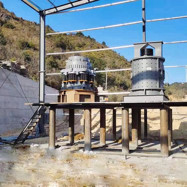 时产200吨花岗岩机制砂生产线配置 破制沙设备 冲击式制砂机