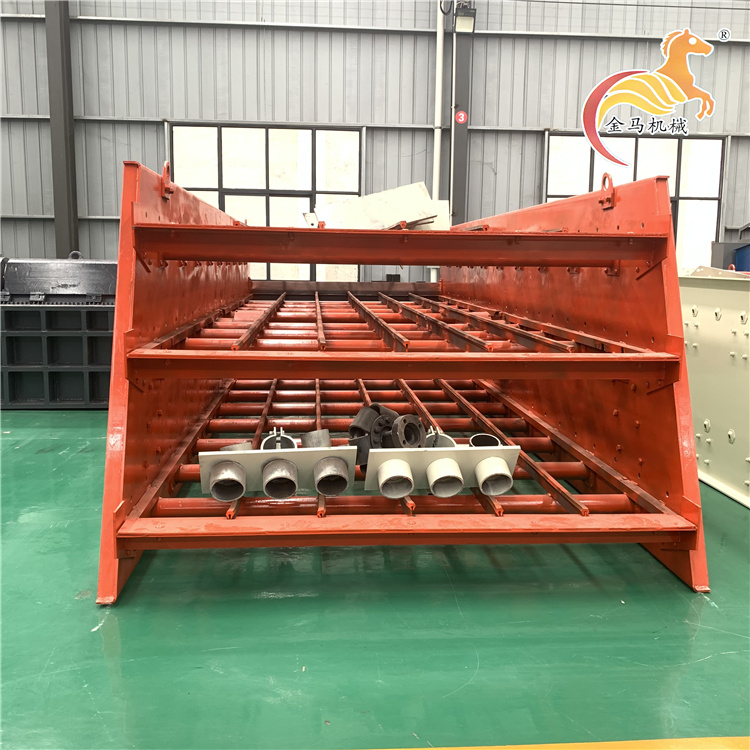 砂石料筛分机 金马机械 直线振动脱水筛 矿用单层振动筛 直线筛矿机