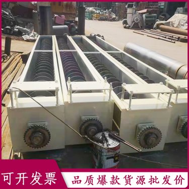 碳钢槽式给料输送设备 u型衬板给料机 污泥垃圾翻斗式上料机