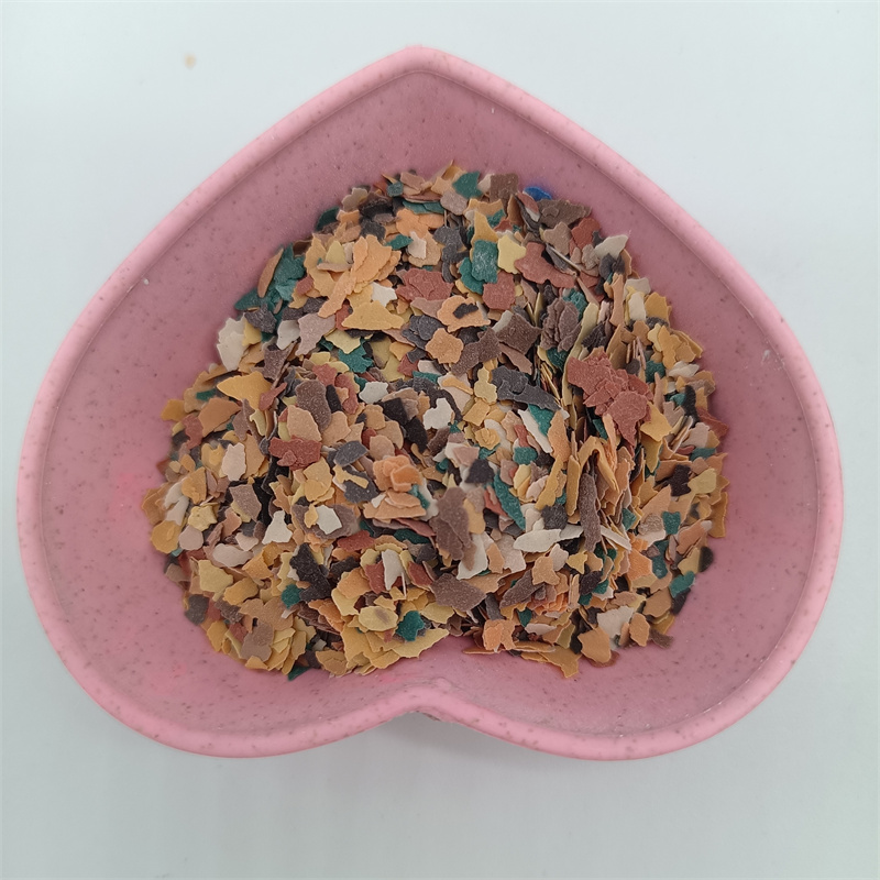 真石漆 内外墙涂料 煅烧金云母 美甲金色合成岩片源通直供现货