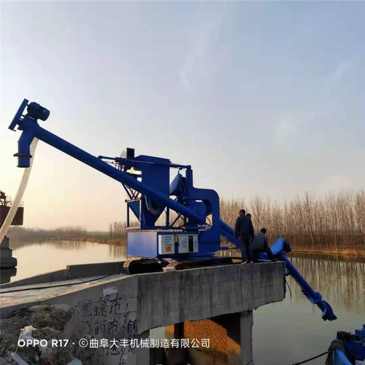 小型粉煤灰螺旋装车输送机 移动式螺旋上料机 大库出灰螺旋输送机