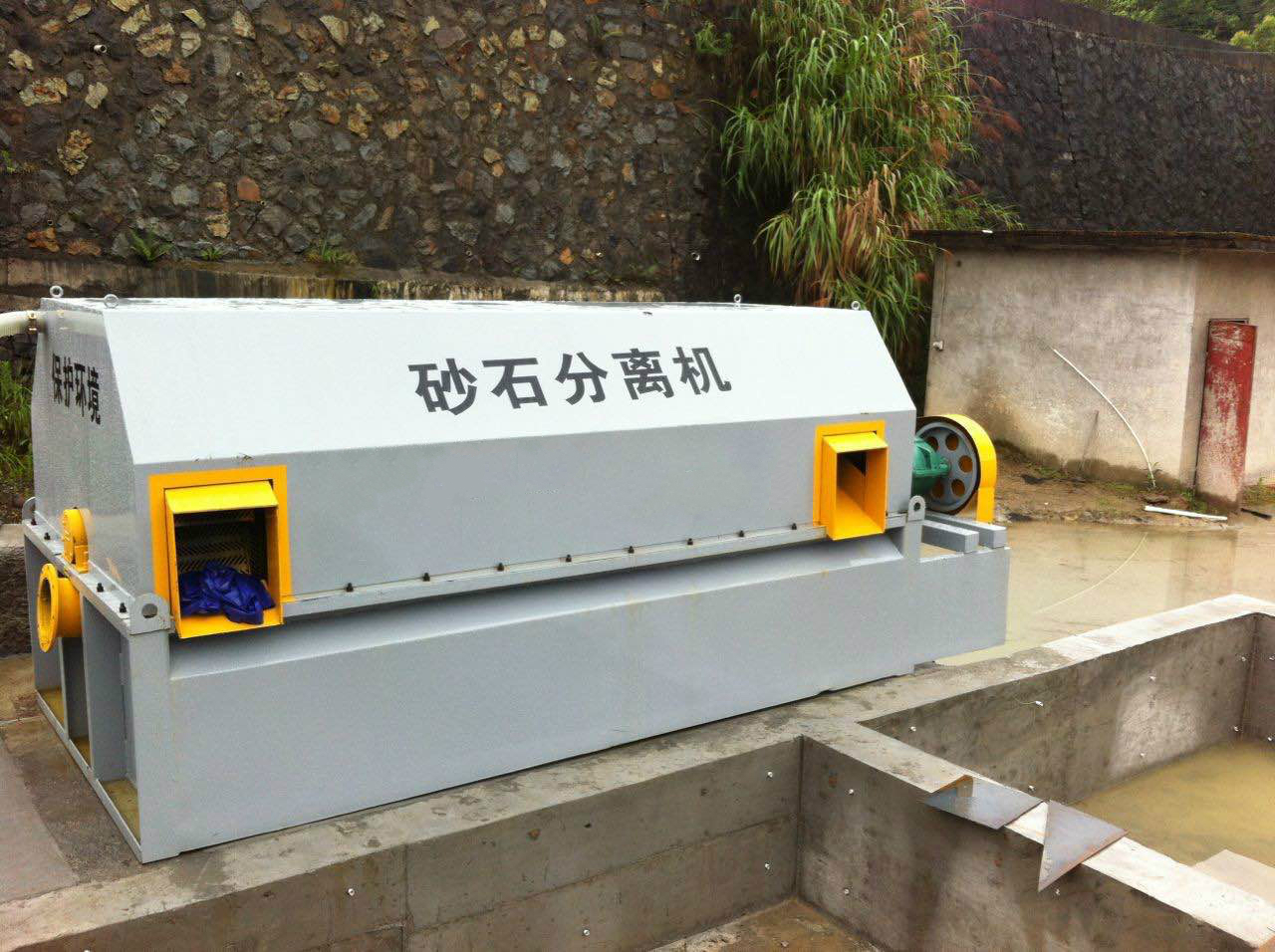 振动型砂石分离机 砂石分离 机 改制 混凝土搅拌站用砂石分离设备 羲伟
