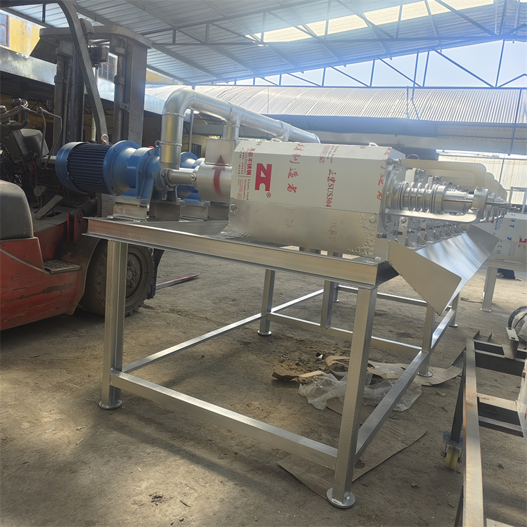 宏德 牛粪干湿分离机 不锈钢微滤粪便处理机 纸浆酒糟脱水机