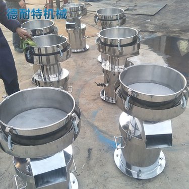 德耐特供应 450电筛 豆浆过滤筛 不锈钢过滤振动筛 源头工厂