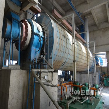 宏基2.4X4.5米钢渣球磨机 小型金矿石磨粉机 节能 耐磨