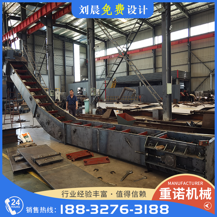 矿用ms32埋刮板输送机 钢厂水平FU400模锻链链式刮板机