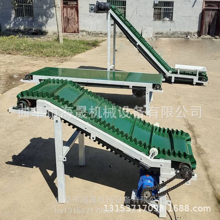 食品级皮带输送机 海晟餐饮公司蔬菜流水线 果蔬分拣PVC传送带