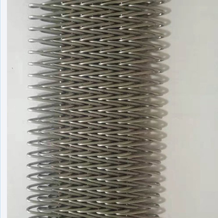 加密人字网带 /金属网链 非标定制耐高温传送带 食品玻璃制品输送机