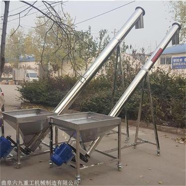 槽式给料机销售 螺旋输送机减速机 Ljxy 不锈钢管式螺旋输