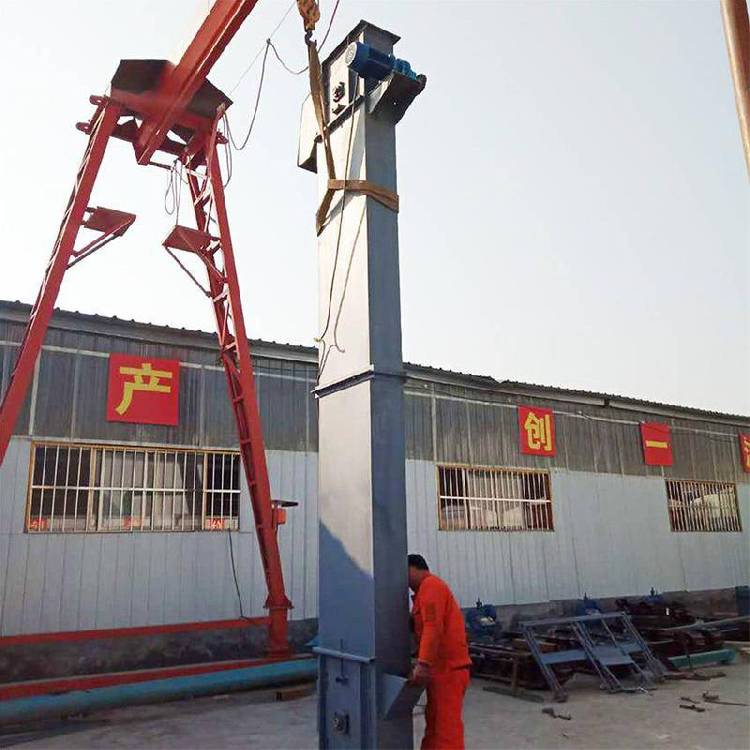 盛民碳钢斗式提升机SMDT-140 定制链式钢斗垂直输送机