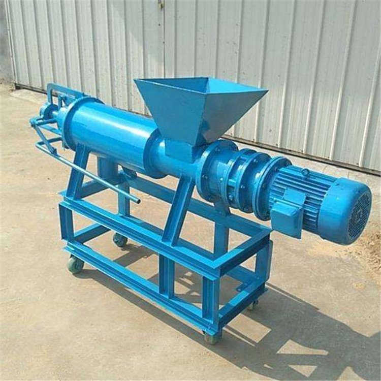 猪粪泔水螺旋式挤压机 100头猪用的干湿分离机
