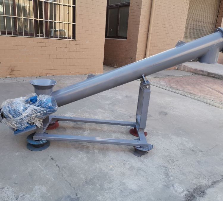 螺旋输送机. 可定制长度和角度 塑料颗粒管式蛟龙上料机 传送设备