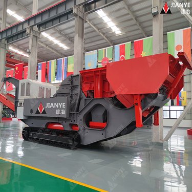 建冶机器PF1011履带式移动破机 建筑垃圾遥控移动式制砂机