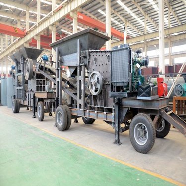可移动破碎机 高性能圆锥破 建筑垃圾矿山碎石机 鑫迪矿山机械