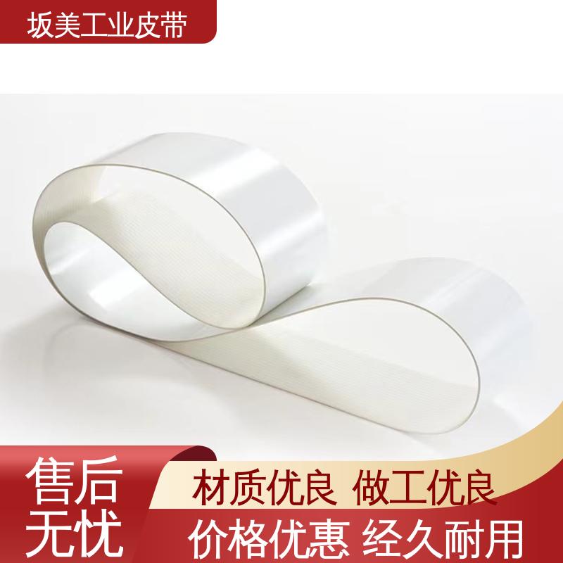 坂美 PU裙边挡板输送带 贴心售后 耐磨擦 工业设备皮带