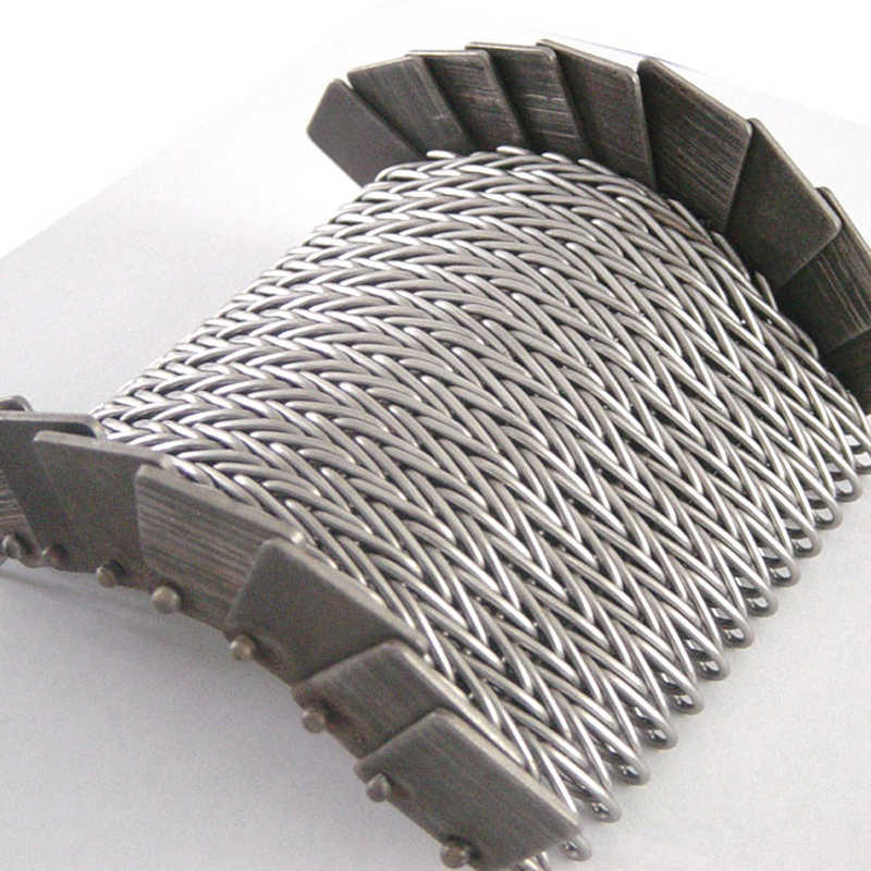 威诺 高温炉网带 不锈钢人字形输送带 退火炉金属传送带