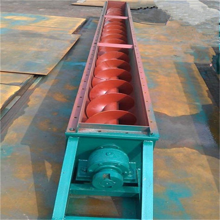 猪饲料螺旋提升机 带螺旋输送机的料仓 螺旋输送机运量