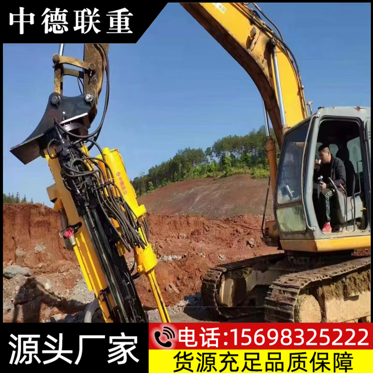 愚公斧钻裂一体机 矿山液压劈石机 挖基坑岩石劈裂机