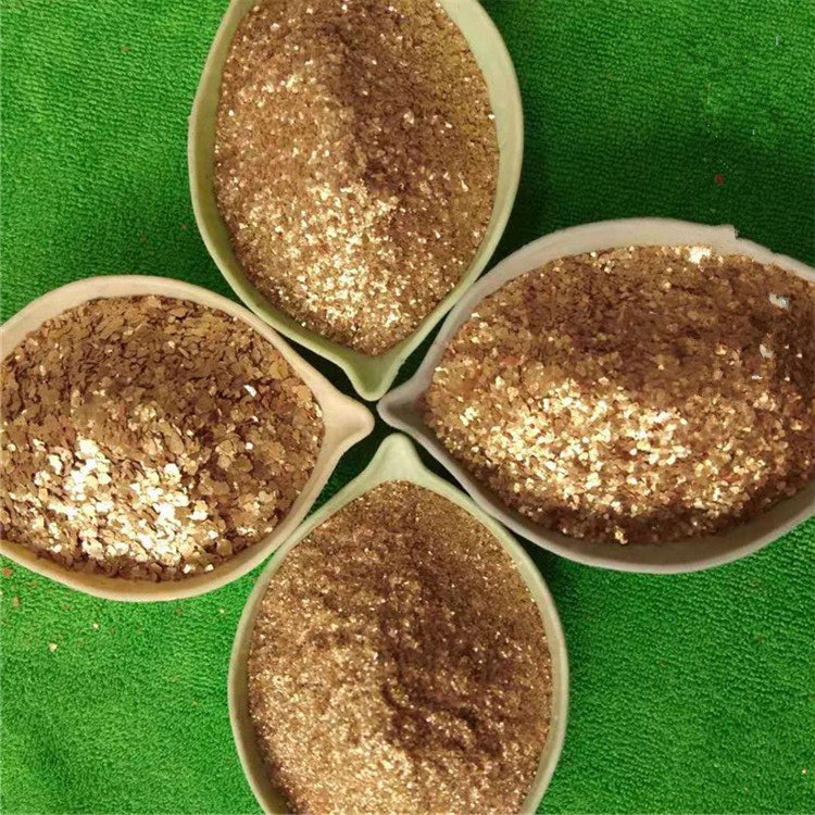 万竹矿业 供应 颜料油漆涂料 美甲装饰用煅烧金云母 目数全 可支持定制