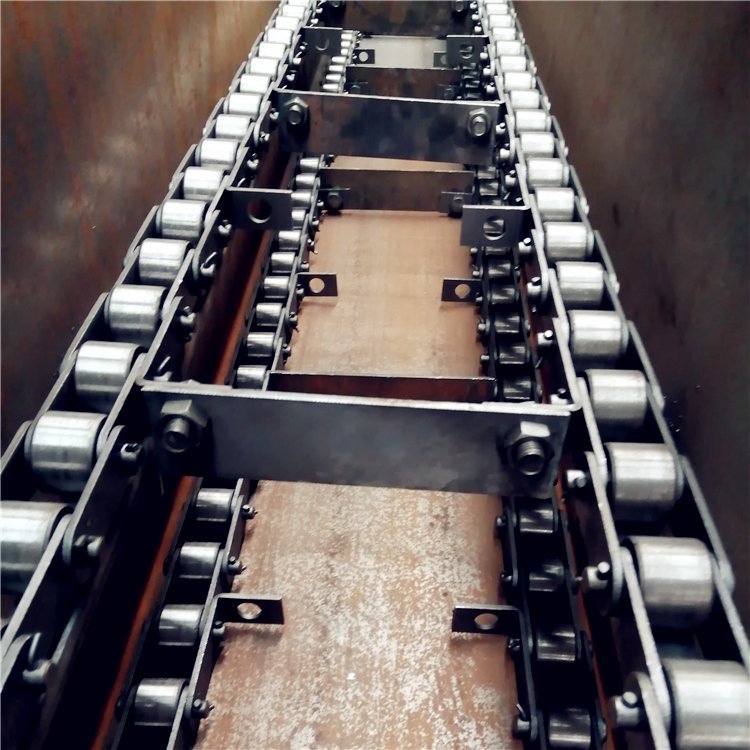 fu链式输送机设计软件 定做刮板输送机 汇达刮板式废料输送机