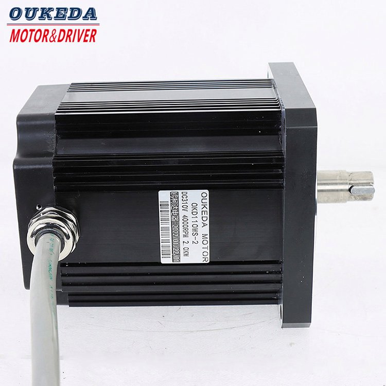 120mm直流无刷电机 2KW 4000rpm高精度行星减速机