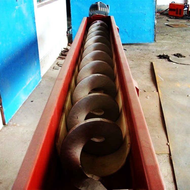 无轴U型螺旋输送机 污泥蛟龙给料机移动螺旋绞龙上料机运行平稳