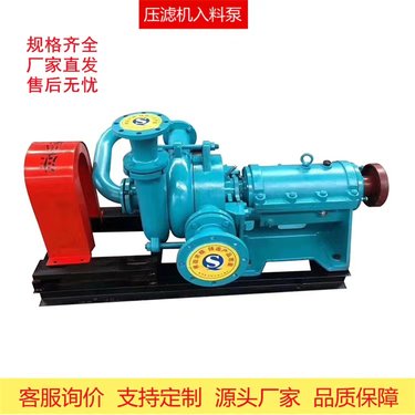 污水处理污泥用压滤机入料泵 结构稳定 耐磨耐用 动力强劲
