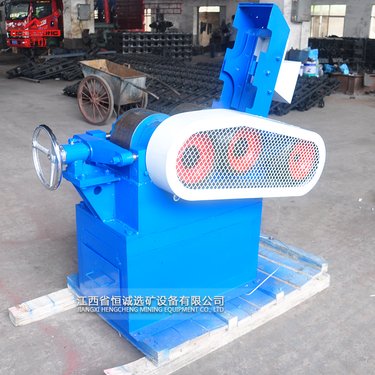 恒重XPS250x150辊轴式破碎筛分机 实验室对辊破碎设备