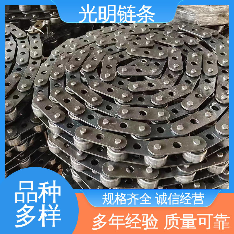 光明 高精度耐磨不锈钢 短节距套筒链条 可定制非标链条规格齐全