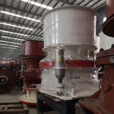 方便调整产品粒度大小液压圆锥破机旋回式破