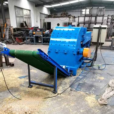 世久锤式木材破碎机 干湿两用秸秆稻草粉碎机