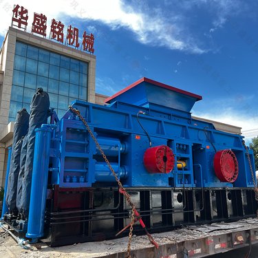道路沥青铣刨料破碎筛分设备 华盛铭 大理石齿辊式破碎机处理能力强