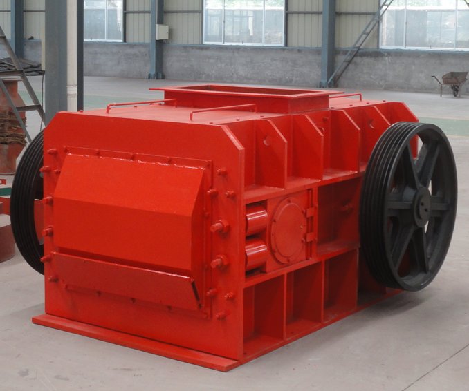 双辊式破碎机 煤矸石粉碎机 噪音低 产量较高 结构简单