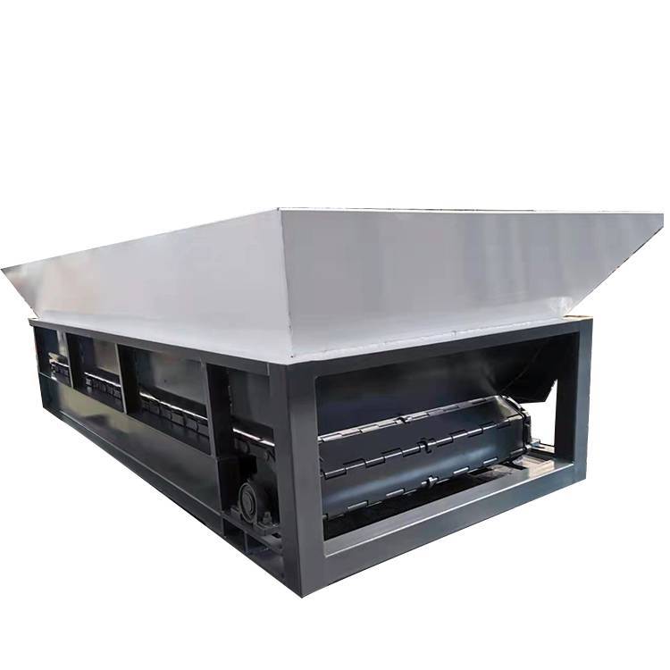 矿山泥石重型链板输送机 板式给料机 不锈钢转弯链板机