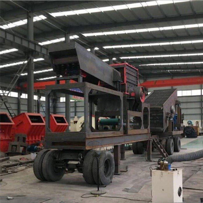 时产200吨河卵石制砂机 移动破机价格 冲击式破机 流动式破站 反击破移动破站型号全