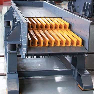 国盛棒条振动筛石子筛分给料机大型筛选机 石料筛子机 垃圾分拣筛