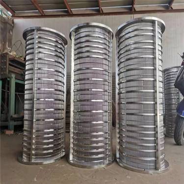 固液分离机筛网 石油过滤筛管 焊接钢丝圆筒筛