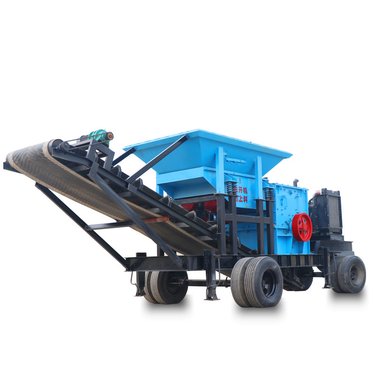 简易移动碎石机 时产50吨车载破碎机价位 雄鼎 租售锤式粉碎机