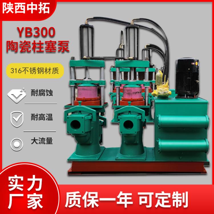 316不锈钢陶瓷柱塞泵yb300耐酸腐蚀污水泥浆泵入料输送泵高压现货