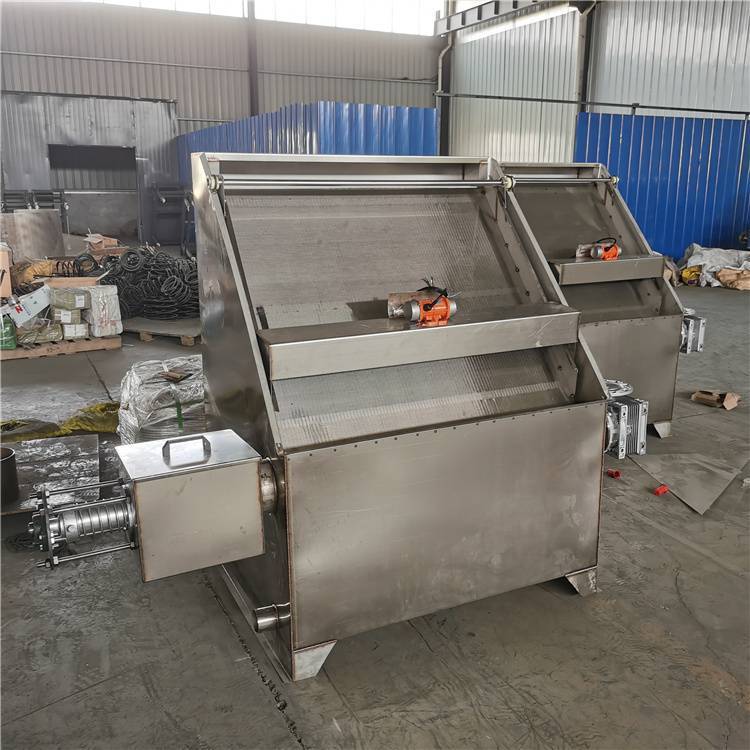 自动上粪牧场分离机 养殖场粪便清理机 茶叶渣干湿脱水机