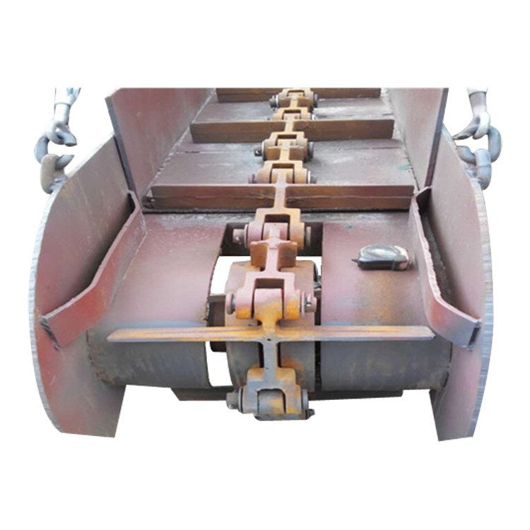 链式刮板机 煤矿刮板输送机型号 六九重工链条式粉剂刮板输送机