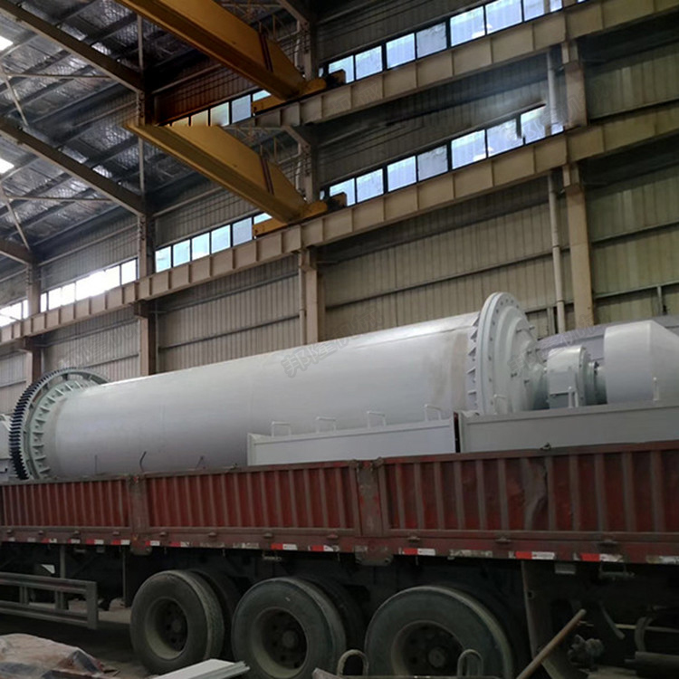 邦隆节能连续陶瓷球磨机1830X9000配高铝硅石衬不锈钢进出料器