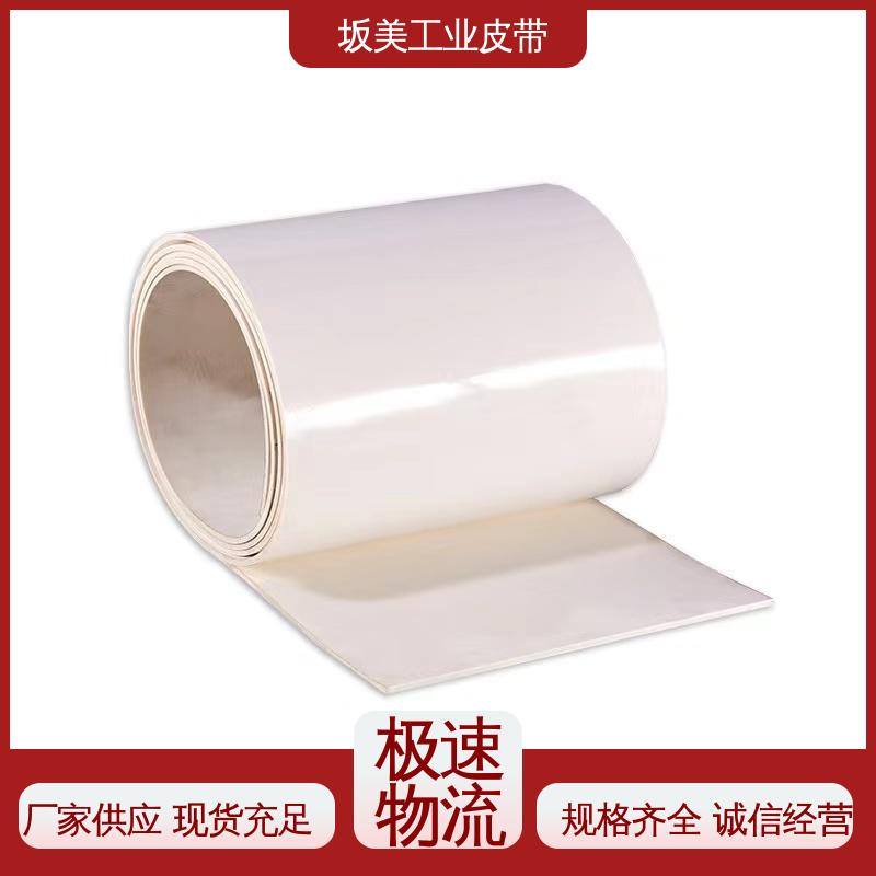 厂家供应 耐高温 轻型工业传输皮带 PU环形裙边输送带 坂美